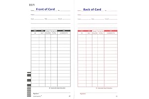 Lathem E8-100 Thermal Time Cards for Accurate and Efficient Timekeeping