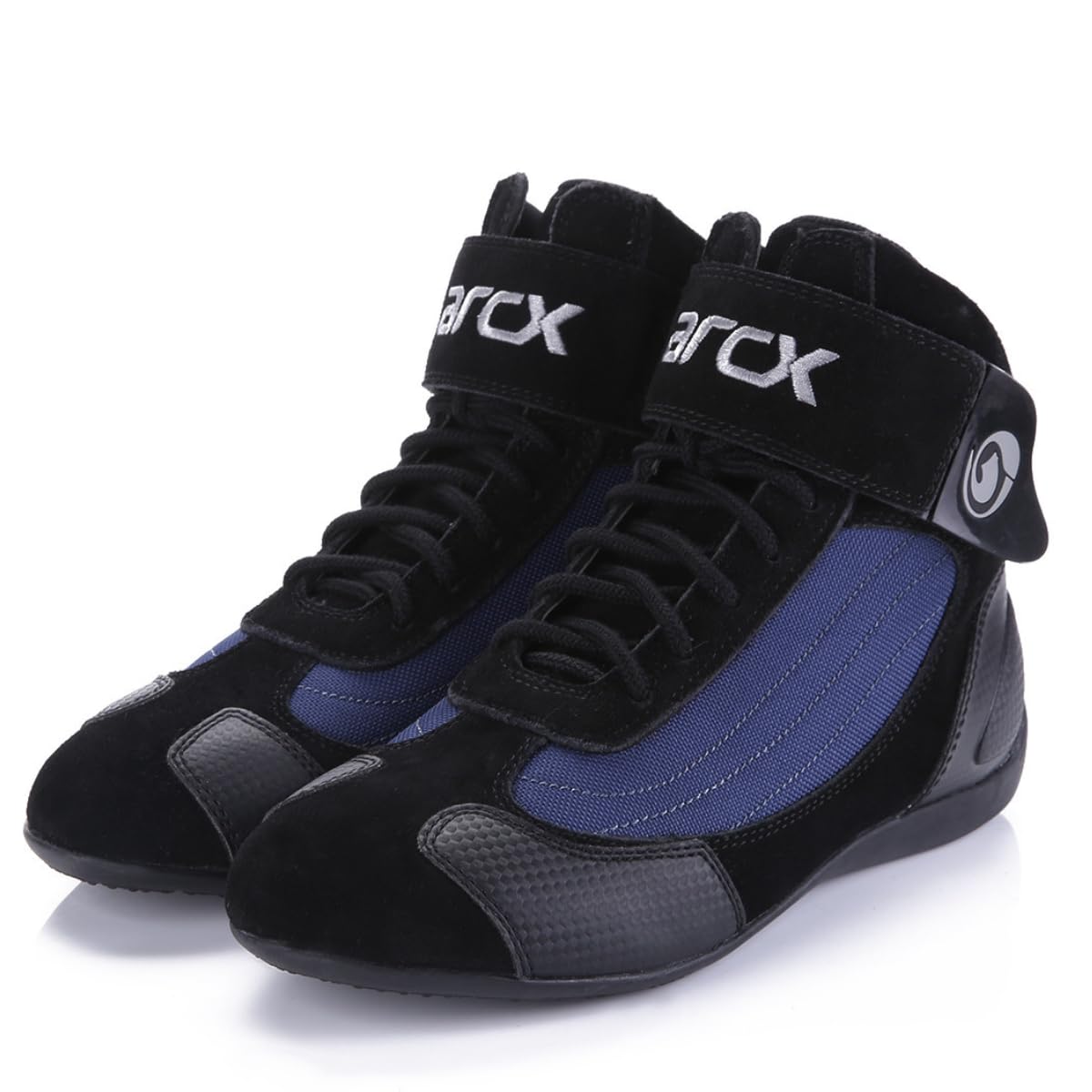 Botas de Moto para Hombre y Mujer Calzado de Motociclismo Transpirable y Antideslizante