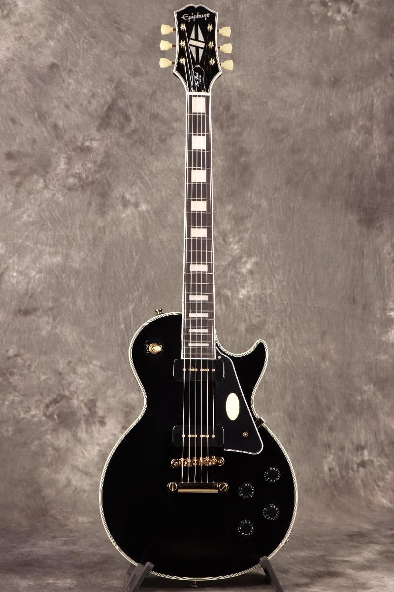 Amazon | Epiphone/Inspired by Gibson Les Paul Custom P-90 Ebony