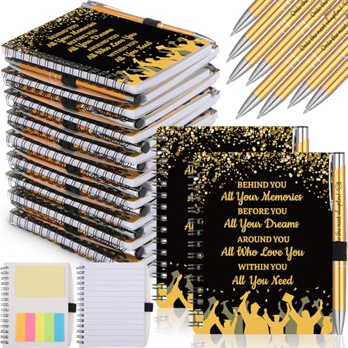 Resurhang 24 Sets Graduation Gift Bulk Congrats Grad Spiral Notebooks