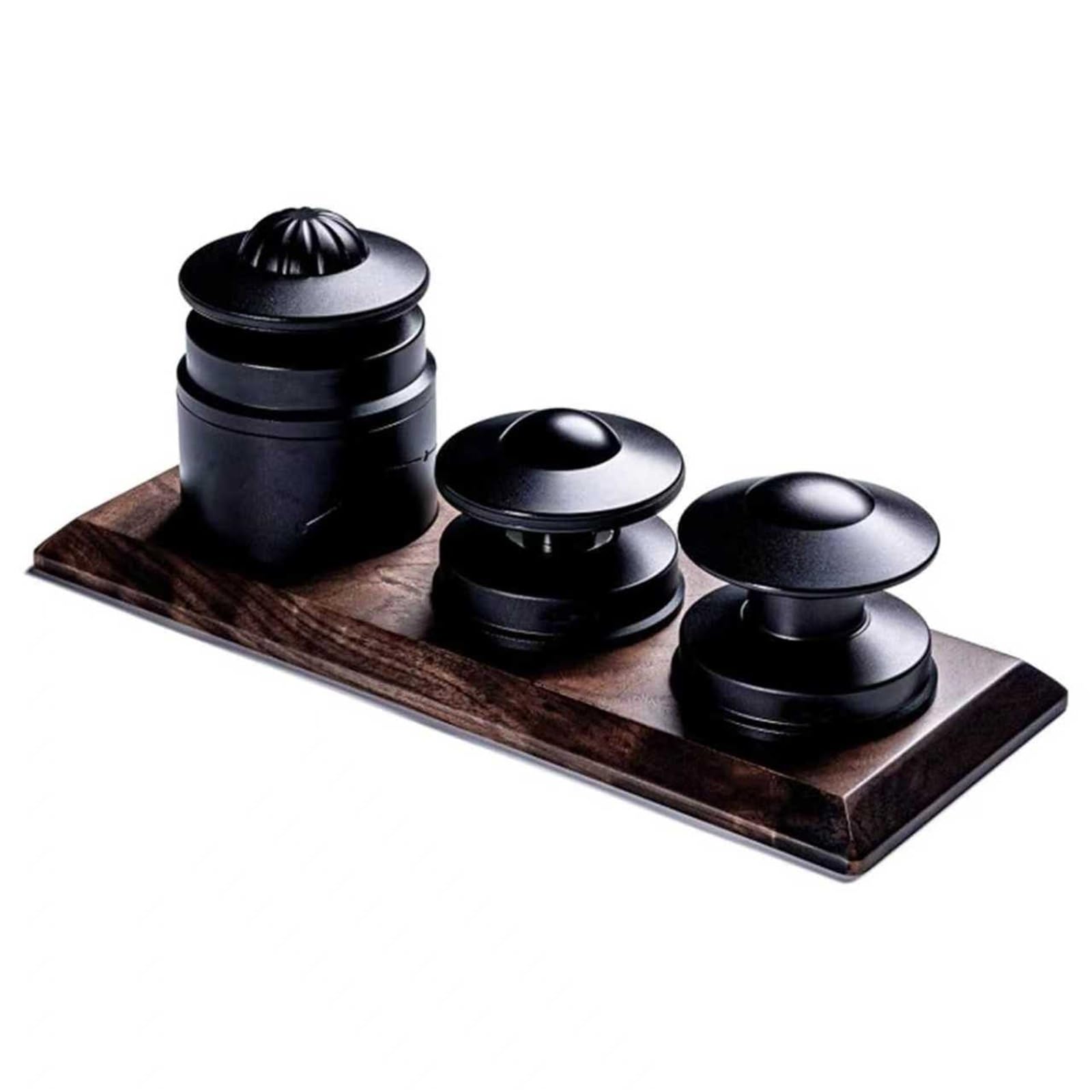 Kit d'accessoires pour expresso – Distributeur de café, tampon à ressort, outil WDT, fixation magnétique, support de rangement en bois, accessoires pour machine à café pour barista