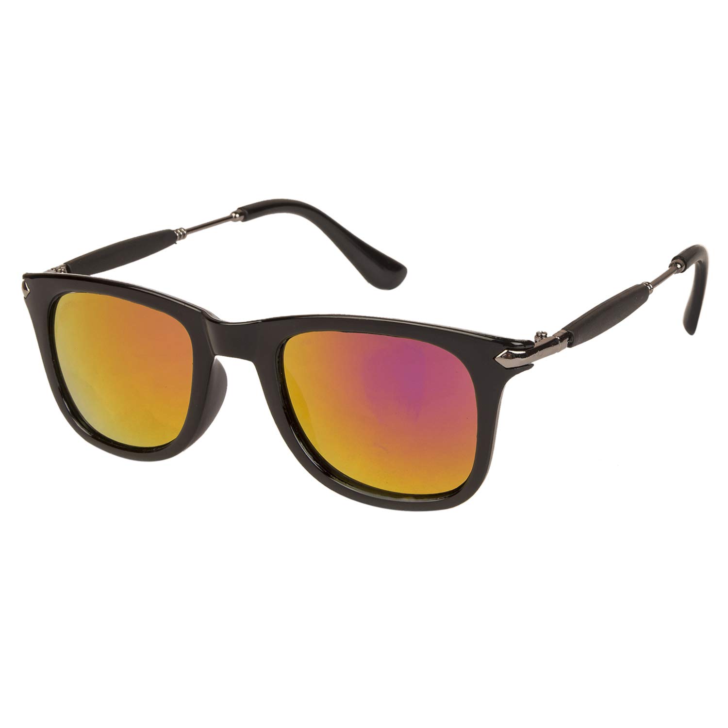 Stone Boss Wayfarer Black-Orange UV Protection Sunglasses For Men & Women |MA-038-S15|-image-24