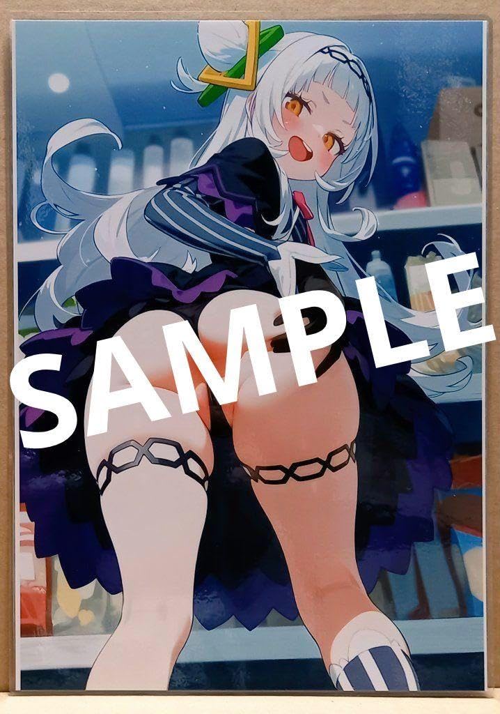 Amazon.co.jp: A4 ラミネート イ ポスター ホロ ライブ 紫咲シオン お