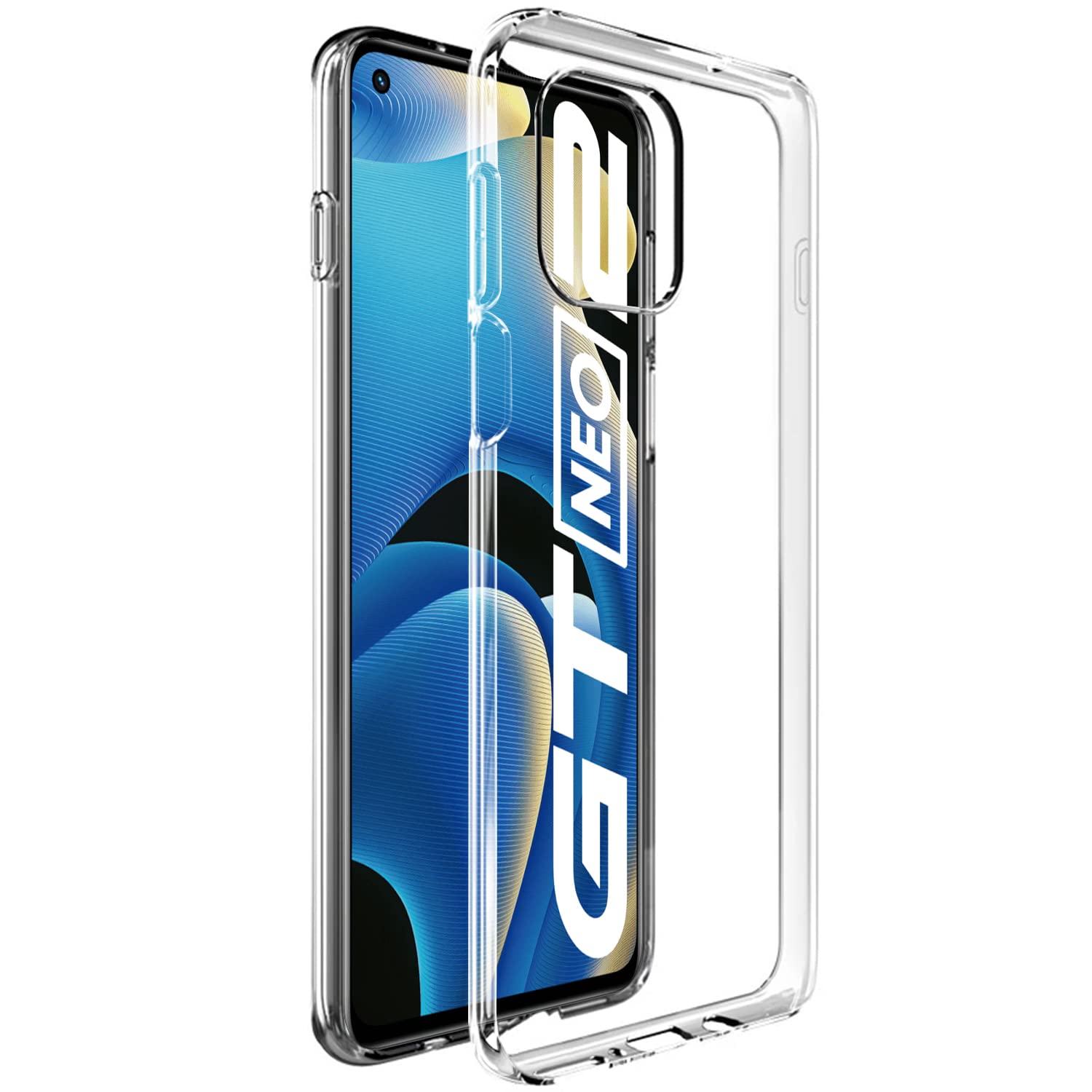 FMPCUON Cover per Oppo Realme GT NEO 3, Custodia Sintetica in Pelle, Tasca Slot Carta, Supporto Stand, Magnetica Chiusura Case,Viola