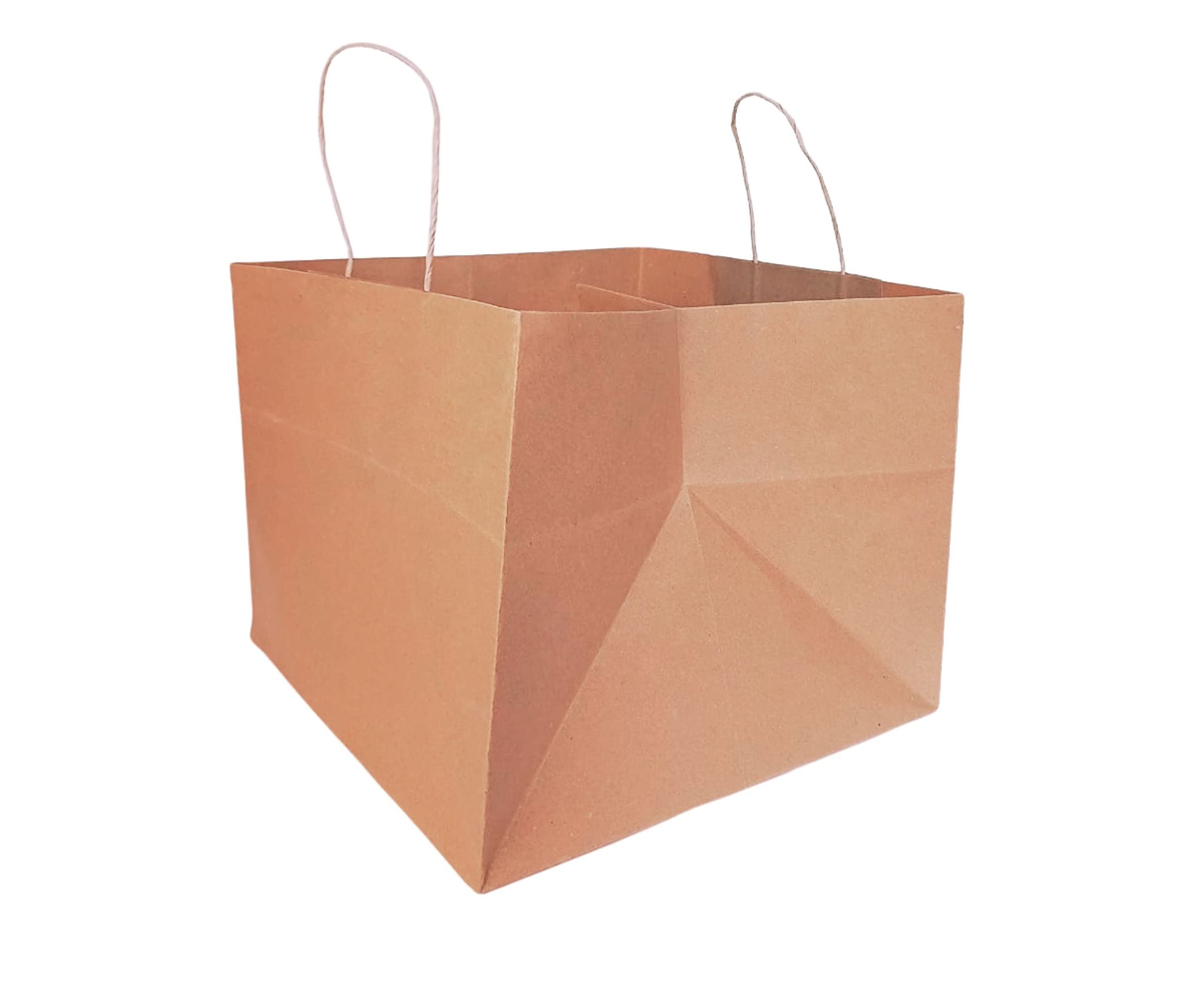 Cake Paper Bags, Pizza, Bakery, Sandwich, Grocery & Vegetable Bag, Gift Bag, Pack of 300, Size 10.5×10.5×8" (L×B×H) (1kg cake), 150 GSM Thick Recycled Paper, PACK-IN (B0BRQ428LB) Amazon Price History, Amazon Price Tracker
