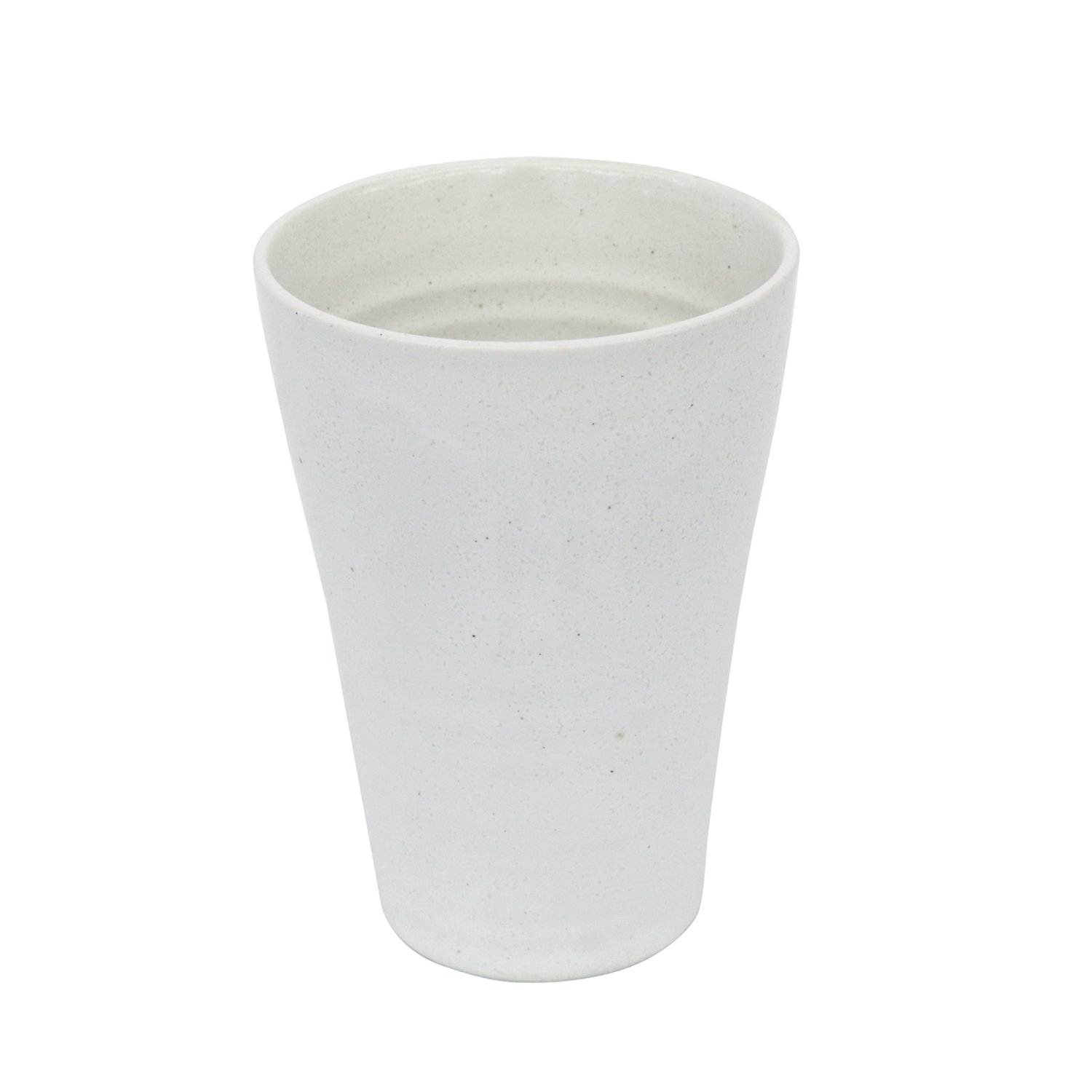 Castle Enterprise Mino Ware Japanese Cafe Series Futacho (Tumbler) White Bizen