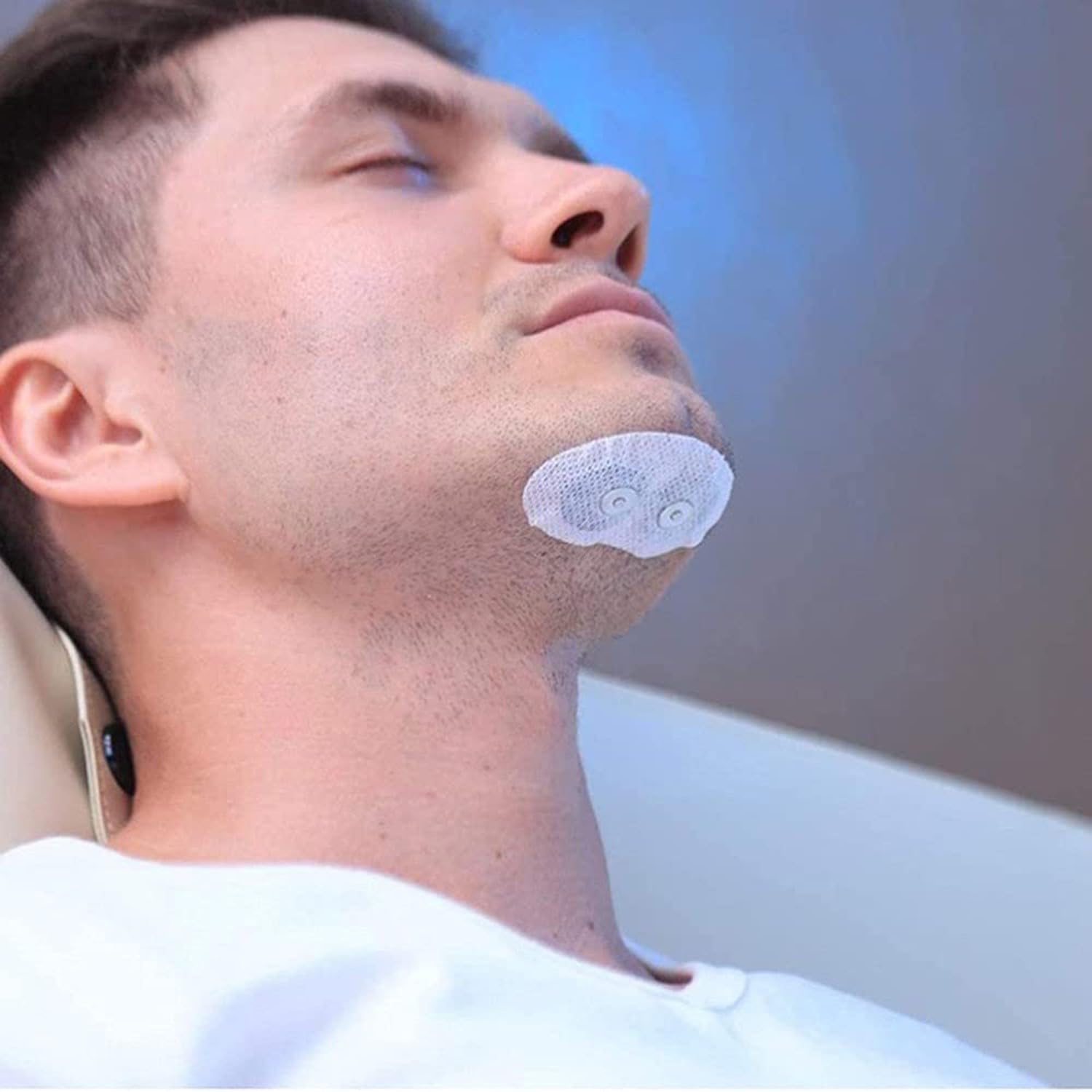 Leitfähige Streifen Aufkleber Magnetische Schnappgel Elektroden Pad Für Smart Anti Sleep Stop Schnarchen Geräte, Smart Sleep, Sleep Patches, Ersatzpflaster 60Pcs