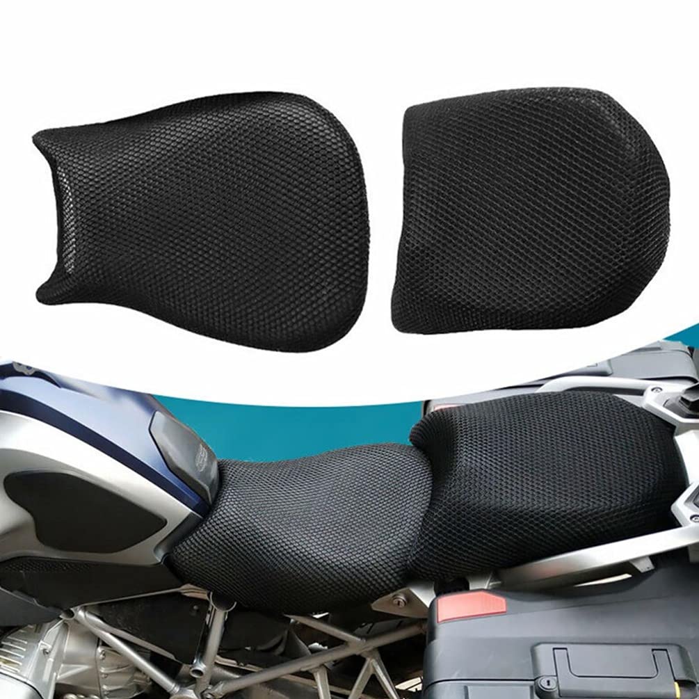 VICASKY Cubierta del Asiento De La Motocicleta Cubierta De Red De Cubierta De Malla De Aire De Motocicleta Cojín De Cubre R1200gs Escudo Térmico Fibra De Poliester Verano