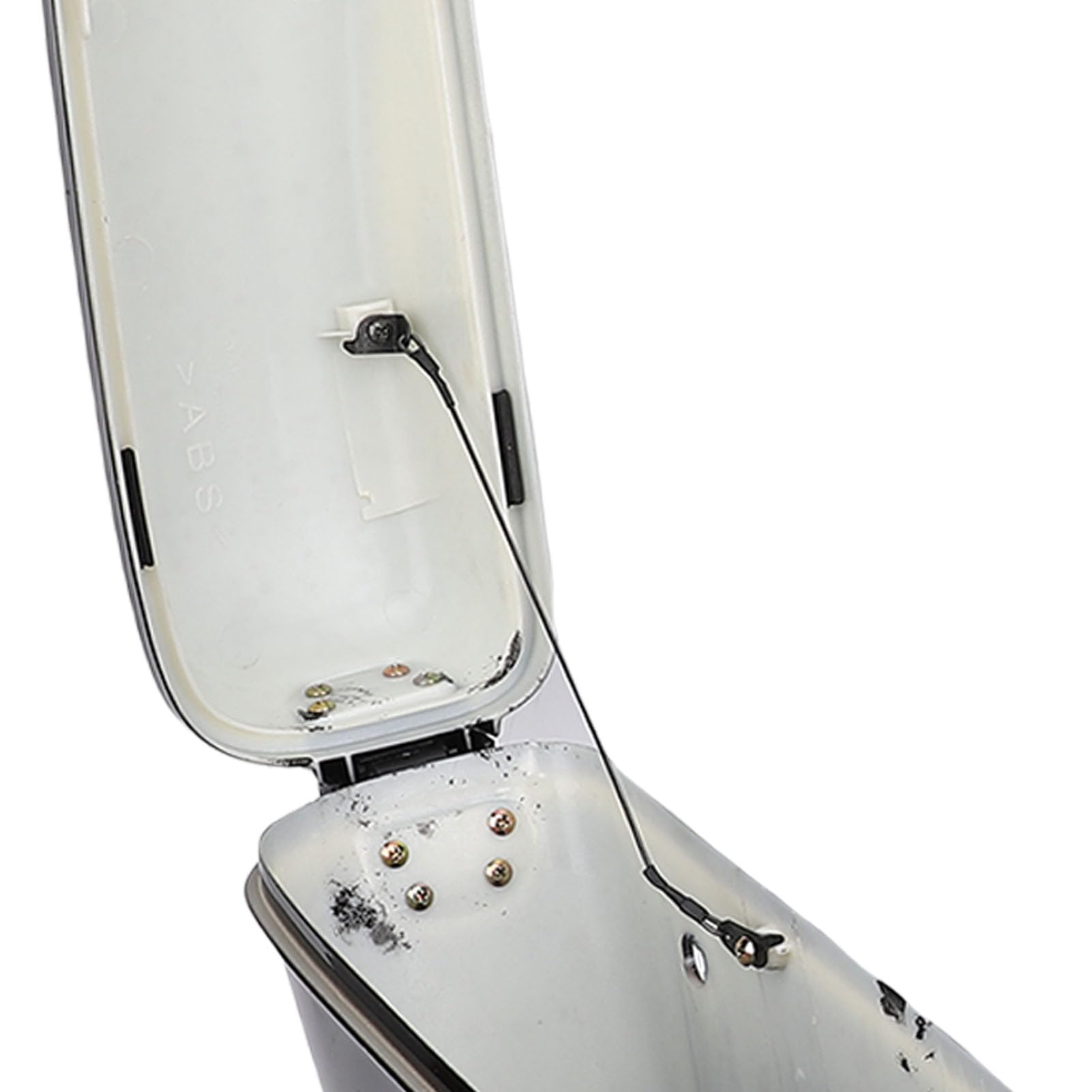 KIMISS Borse Laterali Rigide Universali per Moto, Portaoggetti Laterale per Moto in ABS con Serratura da 22 Litri Compatibile con Vari Modelli, Finitura Nera Lucida