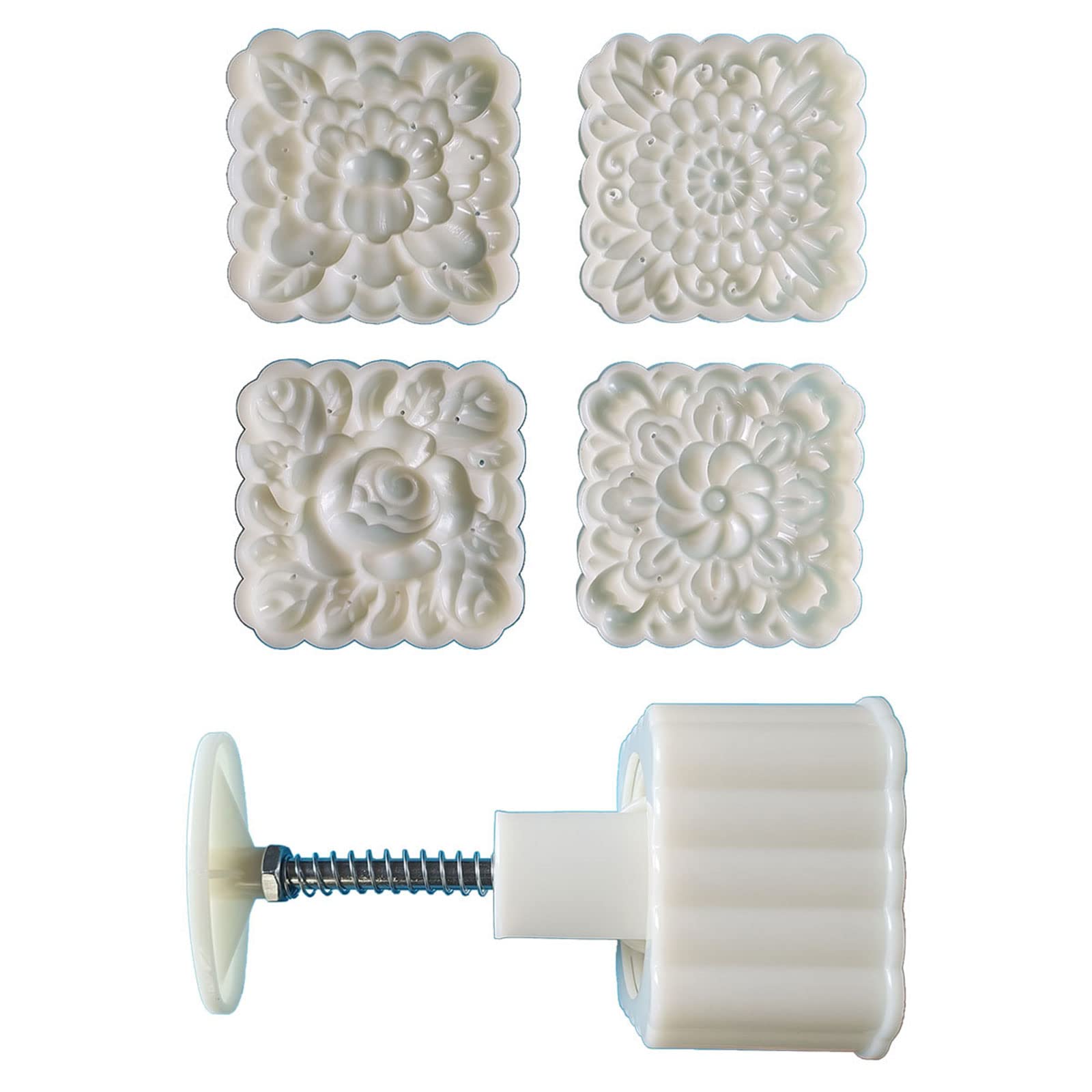 Kalttoy Multicolor Chinese Flower Mold 180G Hand Pressure Fondant Cake Press Cookie Baking Tool