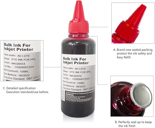 Miniatura 3 de Kit de recarga de tinta 2x100ML negro para Canon 250 251 270 271 280 281 1200 2200 PG240 CL241 PG245 CL246 PG210 Cartucho de tinta recargable CIS