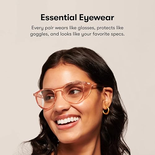 Miniatura 4 de Stoggles Round Z87.1 - Lentes de seguridad de policarbonato con certificación Z87.1, a prueba de arañazos e roturas, lente de bloqueo de luz azul y