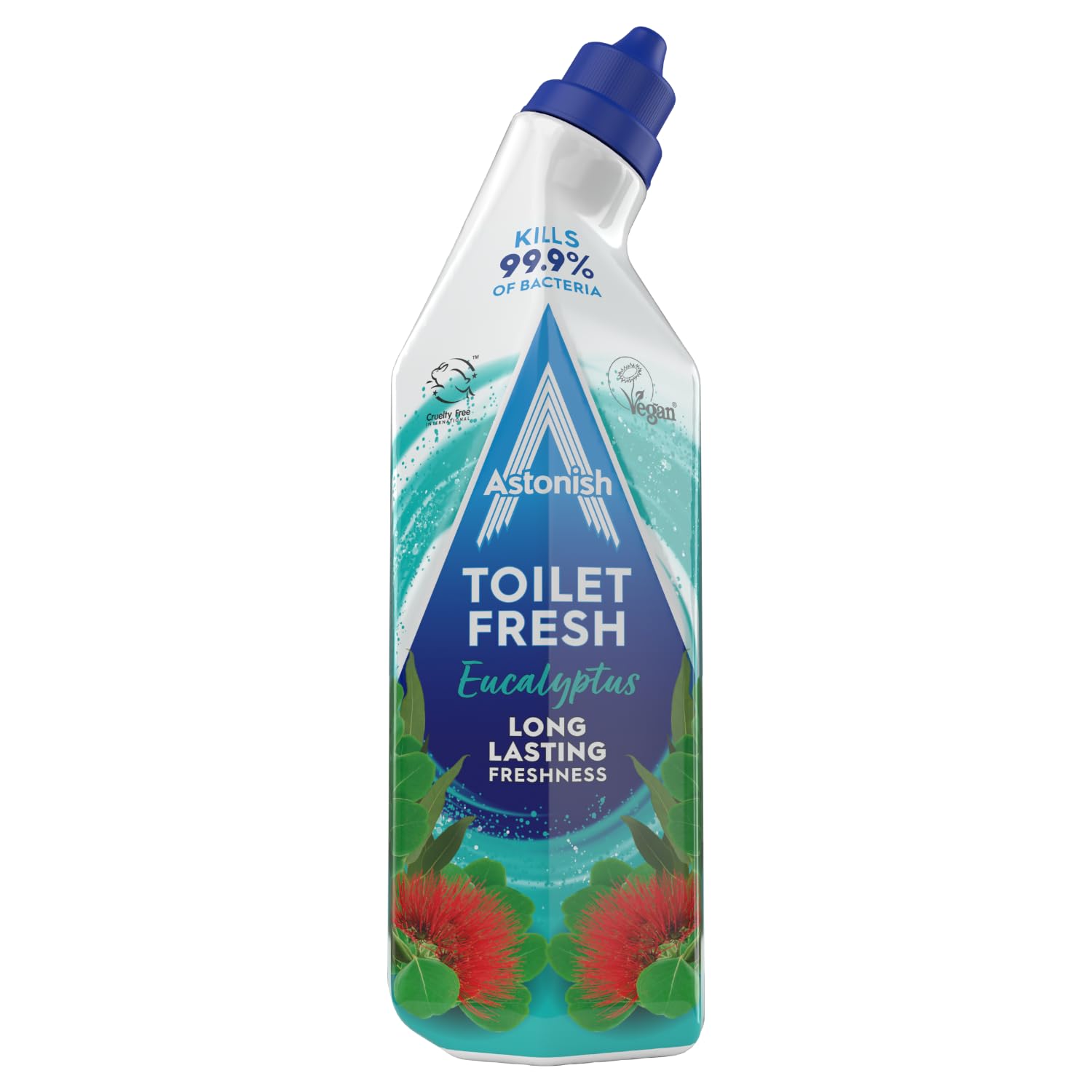 Eucalyptus Toilet Fresh Gel, Kills 99.9% of Bacteria, Limescale Prevention, 750ml