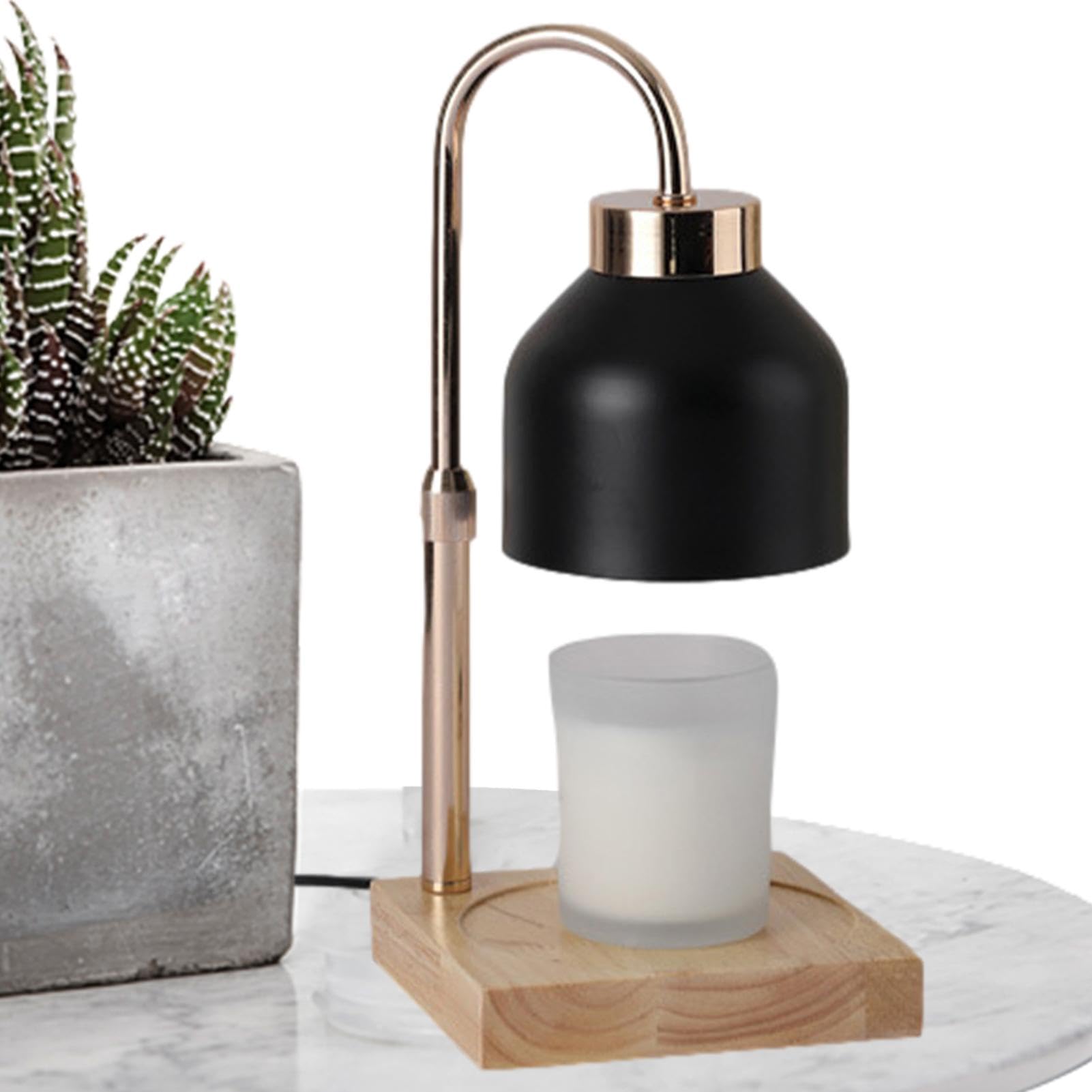Lámpara calentadora de velas eléctrica,Calentador de lámpara con velas, Lámpara de aromaterapia Lámpara de mesa multifuncional, Lámpara calentadora de velas, lámpara de mesa de moda para sala de estar
