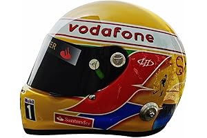 QJ 2012 Lewis Hamilton F1 Helmet Glass Fibre Hand-Painted Full Size 1:1