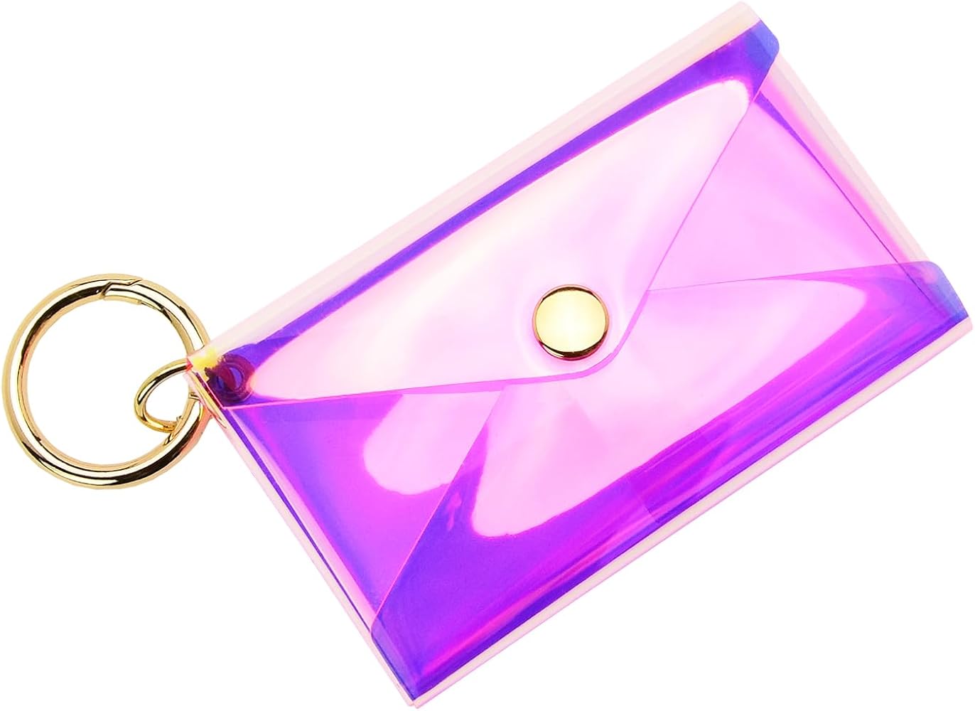 Amazon | HIGHAMP オーロラマルチケース カラビナ付き クリアケース