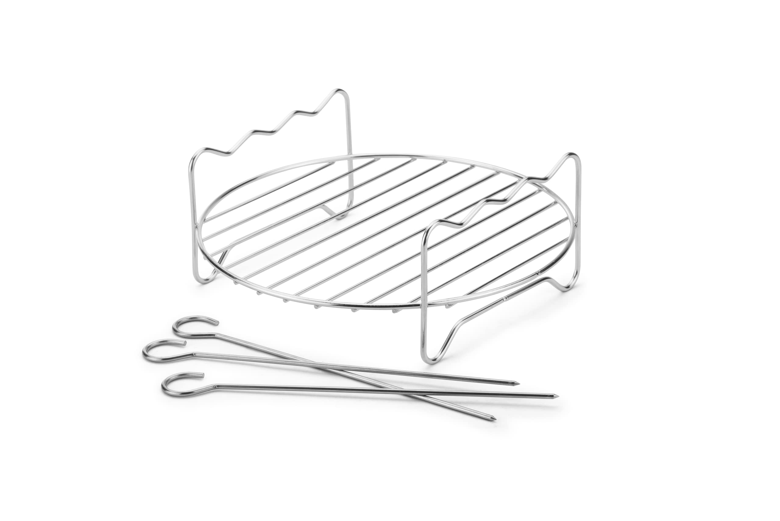 Ufesa Pack 7 Accessori Contenitori per Friggitrice ad Aria da 3,5 L o Superiore, Stampo per Torte, Grill, Spiedini, Toast, Stampini per Cupcake, Spazzola in Silicone, Pinze e Carta Vegetale, Senza BPA