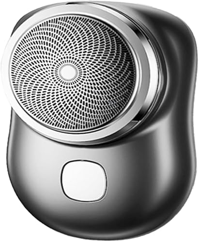 Mini afeitadora eléctrica para hombres y mujeres, afeitadora eléctrica portátil, afeitadora eléctrica portátil, afeitadora de doble cabeza de