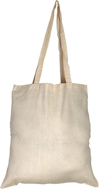 Set of 10 Tote Bag Canvas Bag Canvas Tote Bag Of Cotton Fabric Craft Bag Reusable Bags Cotton Bags Clothes Bags Plain Tote Bags Cloth Bag Canvas Bags Reusable bag calico fabric or canvas painting