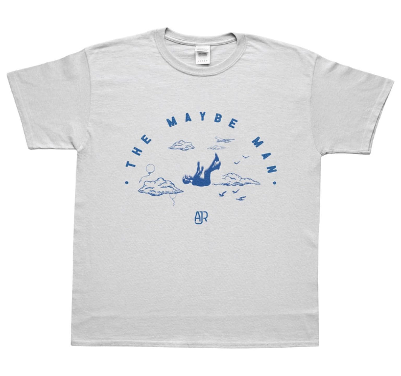 AJR Unisex-Adult Official Merch The Maybe Man Tee, White, L