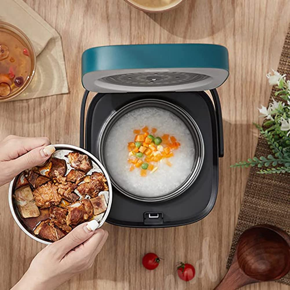 Mini Cuiseur à Riz Voiture 12V Wakects - 2 Tasses, Cuiseur Vapeur, Portable, Pour Camping, Bureau