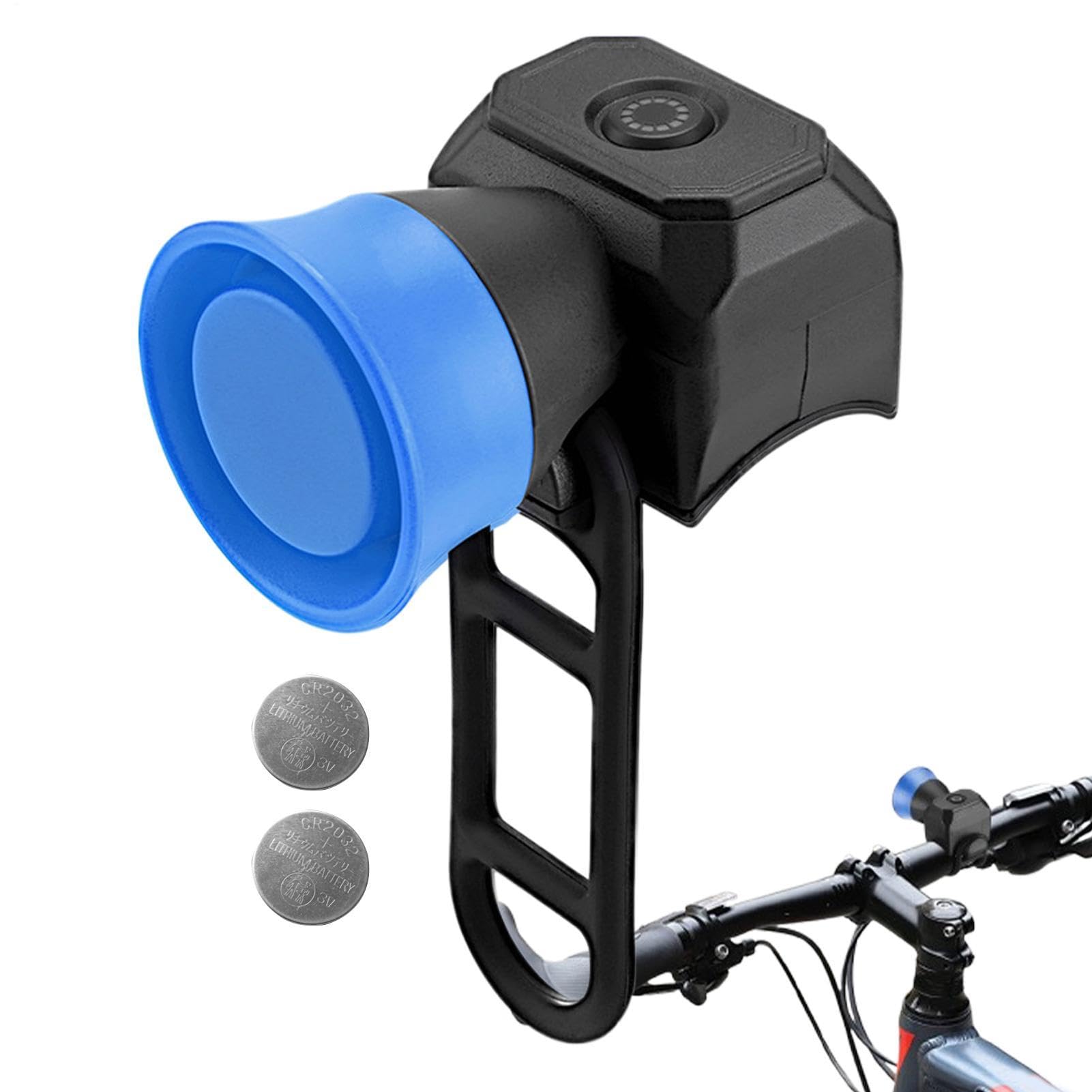 Campana per bicicletta, clacson da bicicletta, clacson elettrico impermeabile - Campanello da ciclo ricaricabile o funzionante a batteria con suono forte per una guida sicura