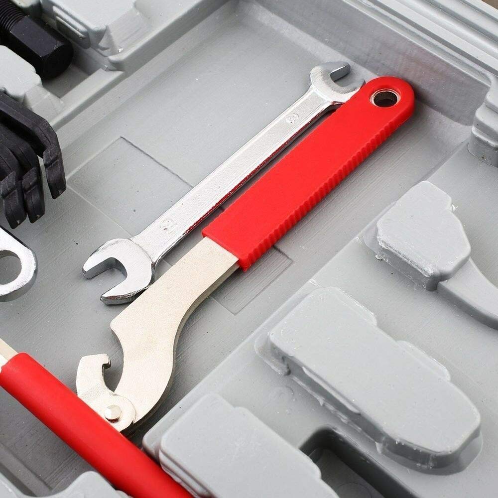YONGYAO 44PCS Reparación Completa de Bicicletas y Bicicletas Herramientas Herramienta Kit Set Home Mechanic Cycling