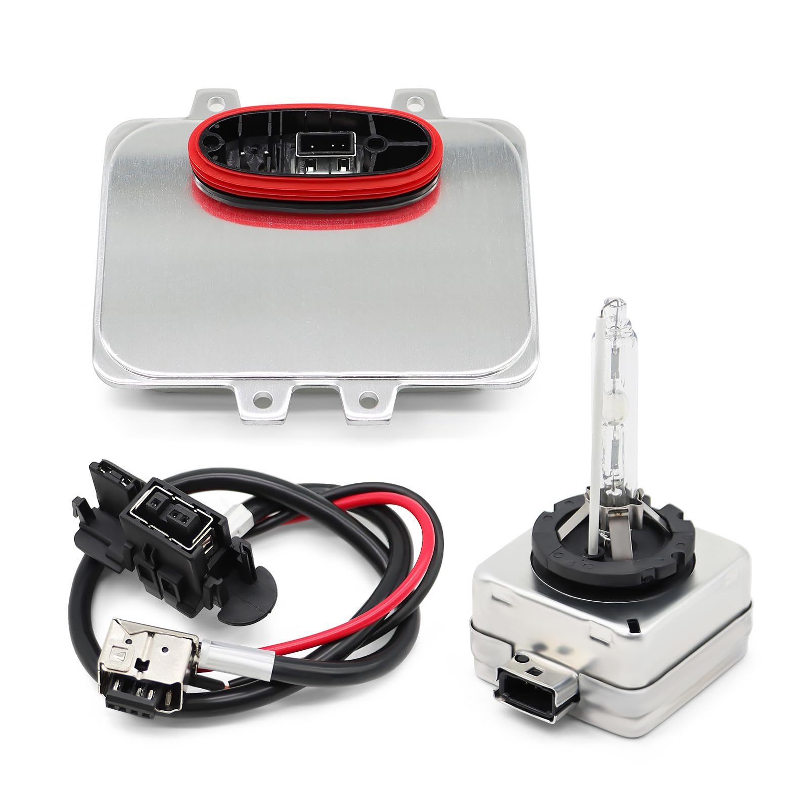 Xenon Headlight Ballast Control Unit Module w/Bulb Igniter Compatible with Escalade 2007-2014