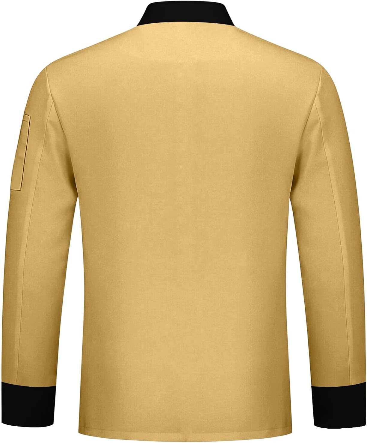 ADHOWBEW Chef Jacket for Men, Outfit Long Sleeve for Work Uniform Restaurant Breathable Chef Shirt Women Men