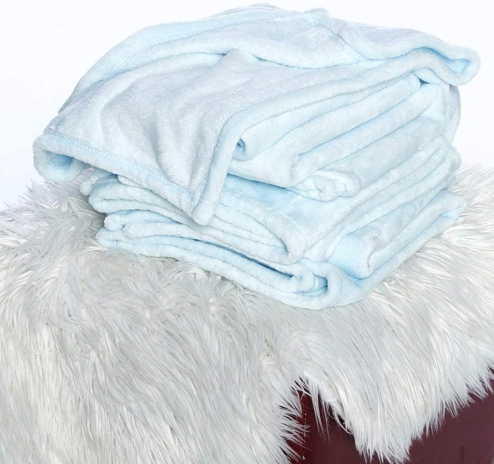 Personalized Custom Throw Blanket - 30x40 Inch Fleece Minky Customized Photo Design Text Logo Name Picture Gift for Family Friends Kids Baby Dogs Pets (BKM3040, 30"x40")