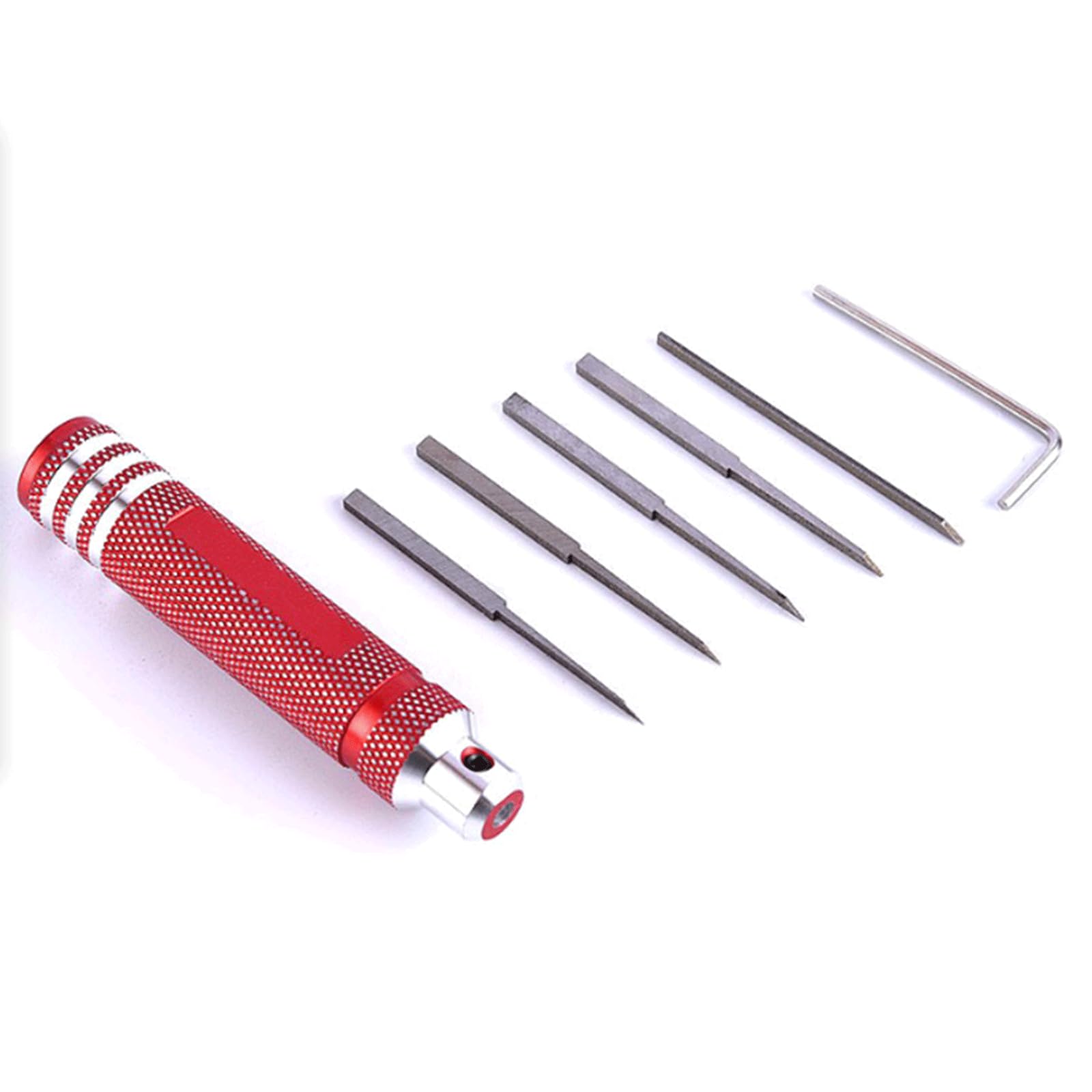 BDHI 7 in 1 Prime Model Scriber Model kit for Modelling Making Hobby Carving Engraving Cutting Red(Y349-1)