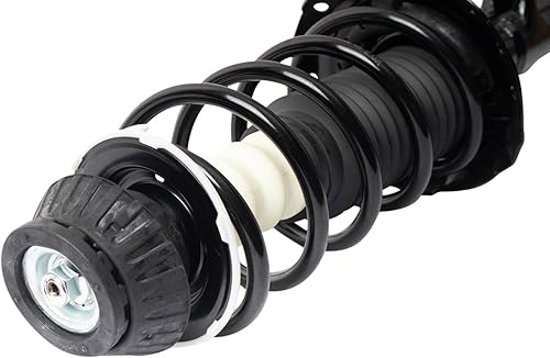 Miniatura 490 de TRQ Kit de suspensión delantera, conjunto de amortiguadores y resortes, barra estabilizadora, enlace estabilizador compatible con Chevrolet