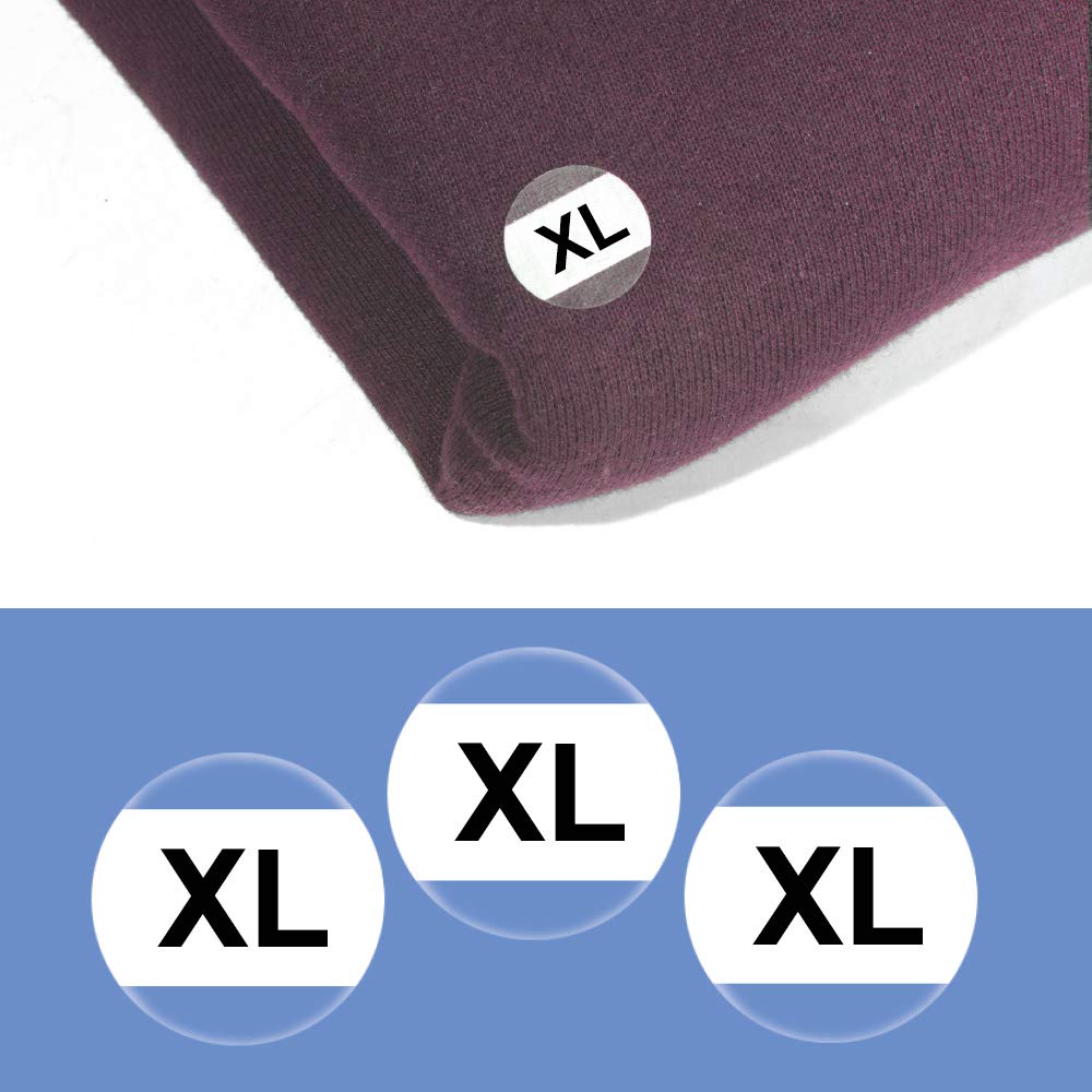 Round Labels Size XL 0.75 Inch - Case of 1000