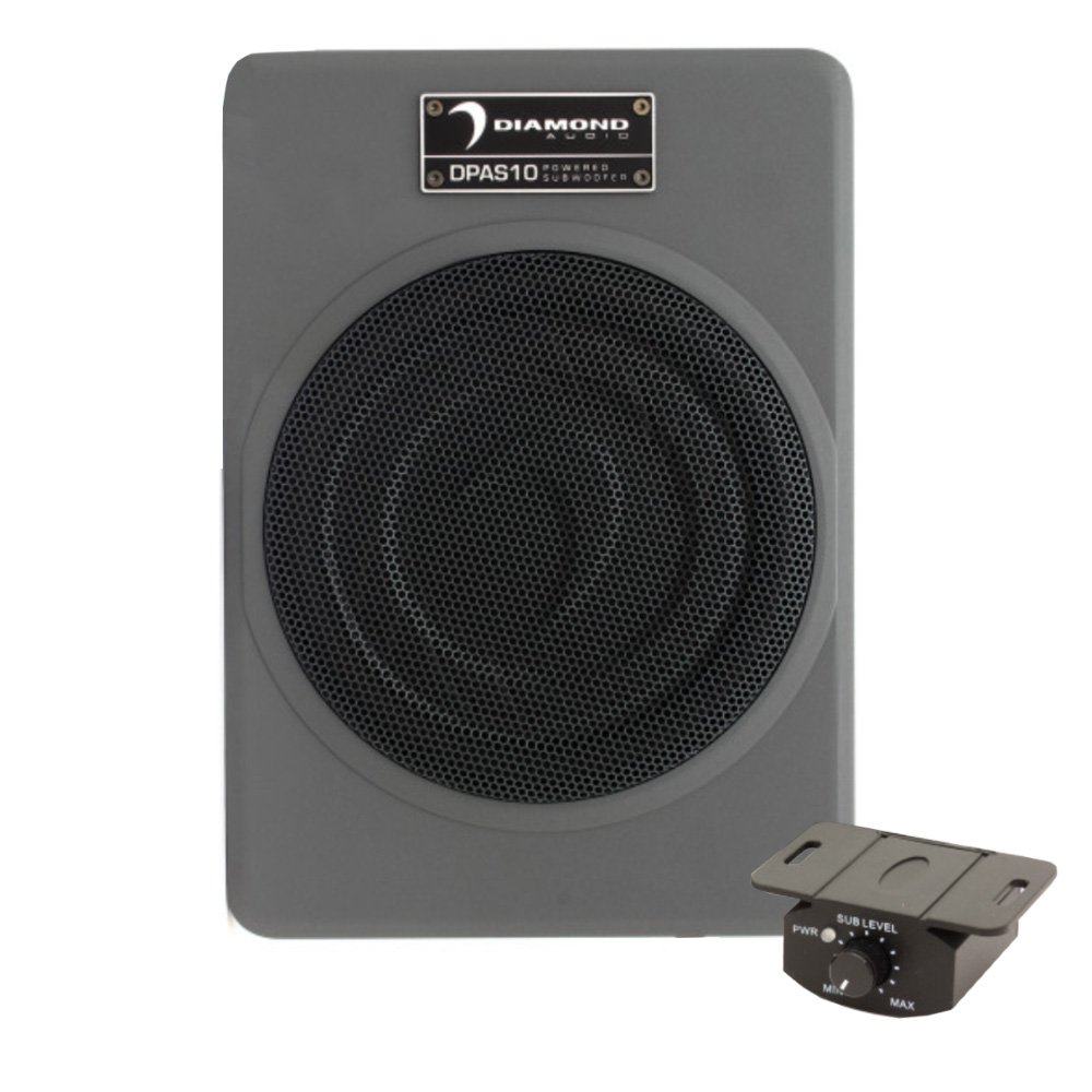 ダイヤモンド オーディオ ウーファー 10インチ 25cm ＋ボック600w 薄型 12V サブ ウーファー 300W 重低音 25cm/250mm 10インチ