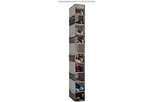 ZOBER Space-Saving Hanging Shoe Shelf with Ample Storage