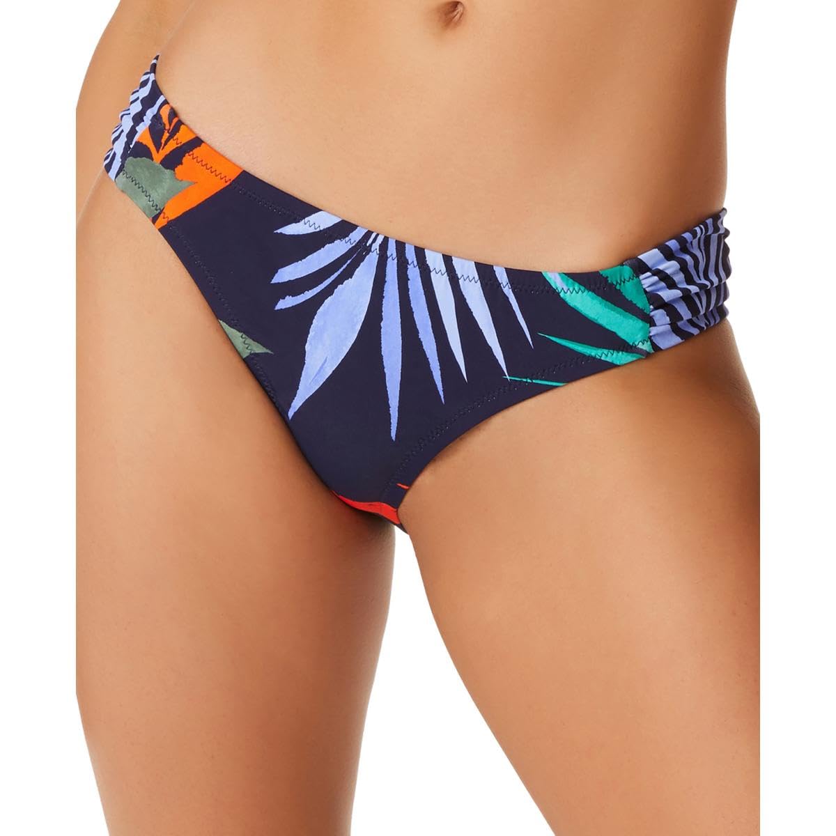 Jessica Simpson Slip bikini da donna Island Paradise con arricciatura laterale
