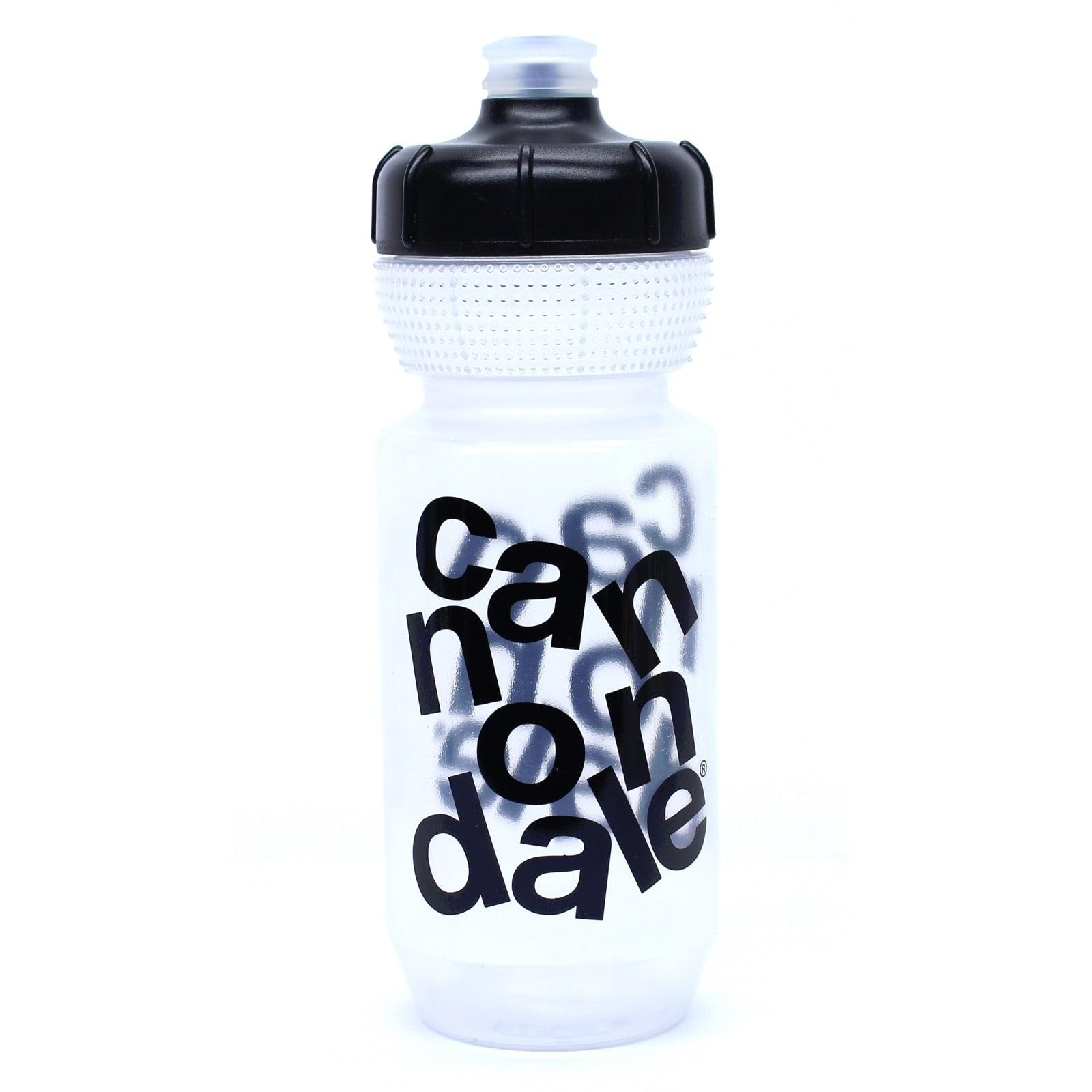 Cannondale Clear/Block Gripper Stack Cycling Bottle (600Ml)