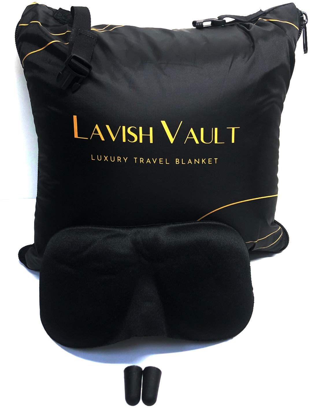 Plush Fleece Airplane Travel Blanket Portable Airline Blanket, For