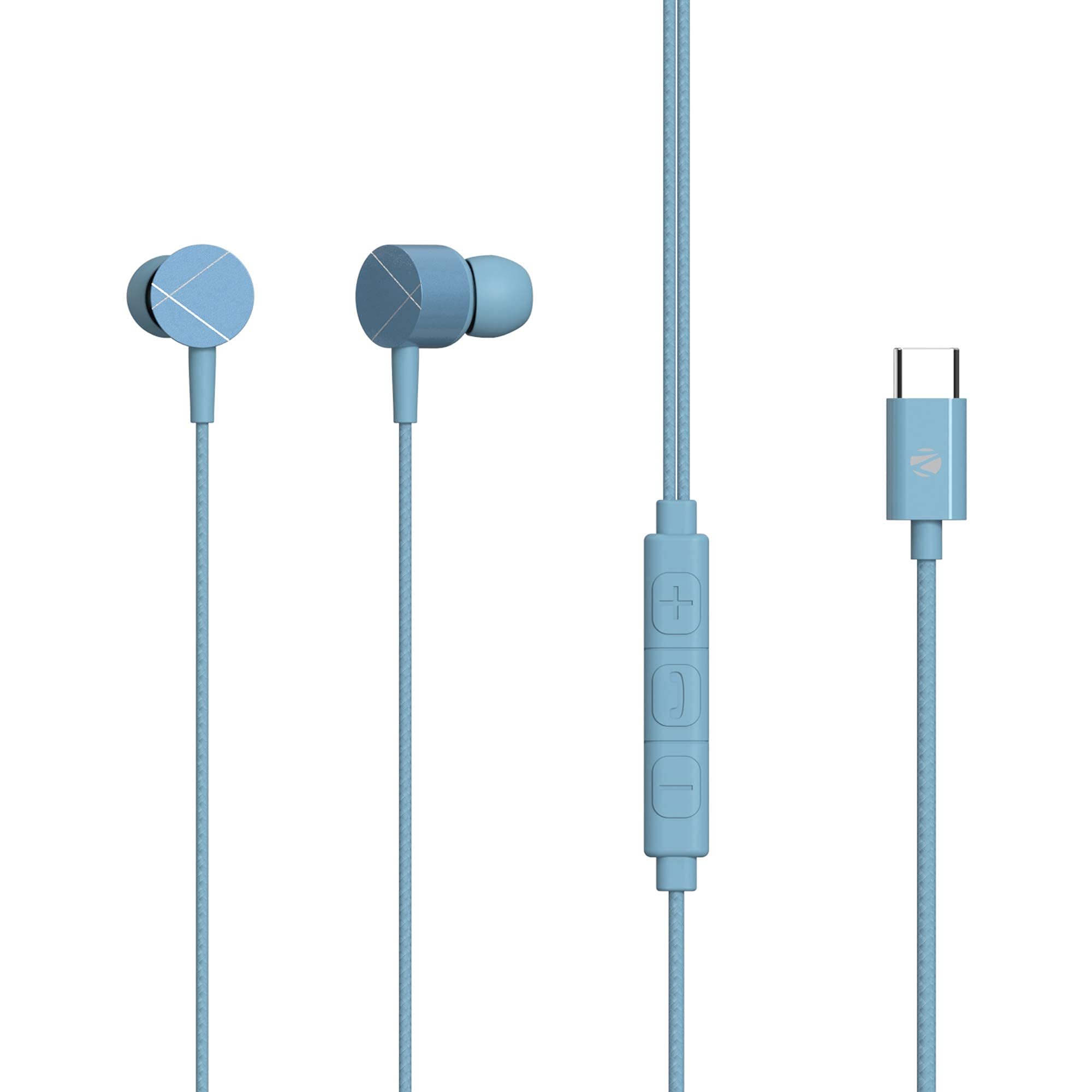 (Refurbished) Zebronics Zeb-Buds C2 in Ear Type C Wired Earphones with Mic, Braided 1.2 Metre Cable, Metallic Design, 10mm Drivers, in Line Mic & Volume Controller (White) (B099FBWG9J) Amazon Price History, Amazon Price Tracker
