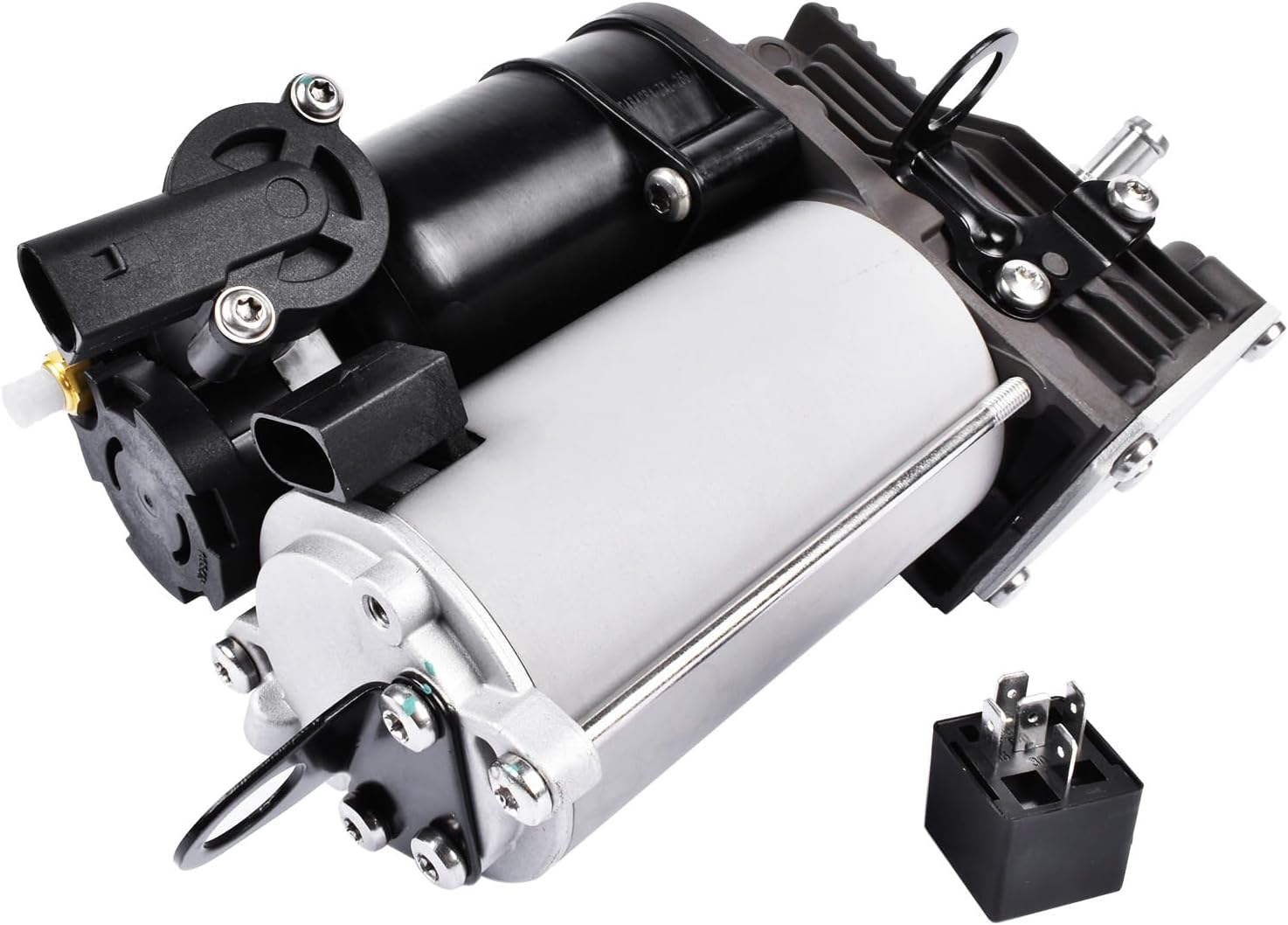 Air Suspension Compressor Pump Compatible with 2006-2012 Mercedes Benz X164 GL320 GL350 GL450 GL550 W164 ML320 ML350 ML450 ML500 ML550 ML63 AMG 1643200304 1643201204