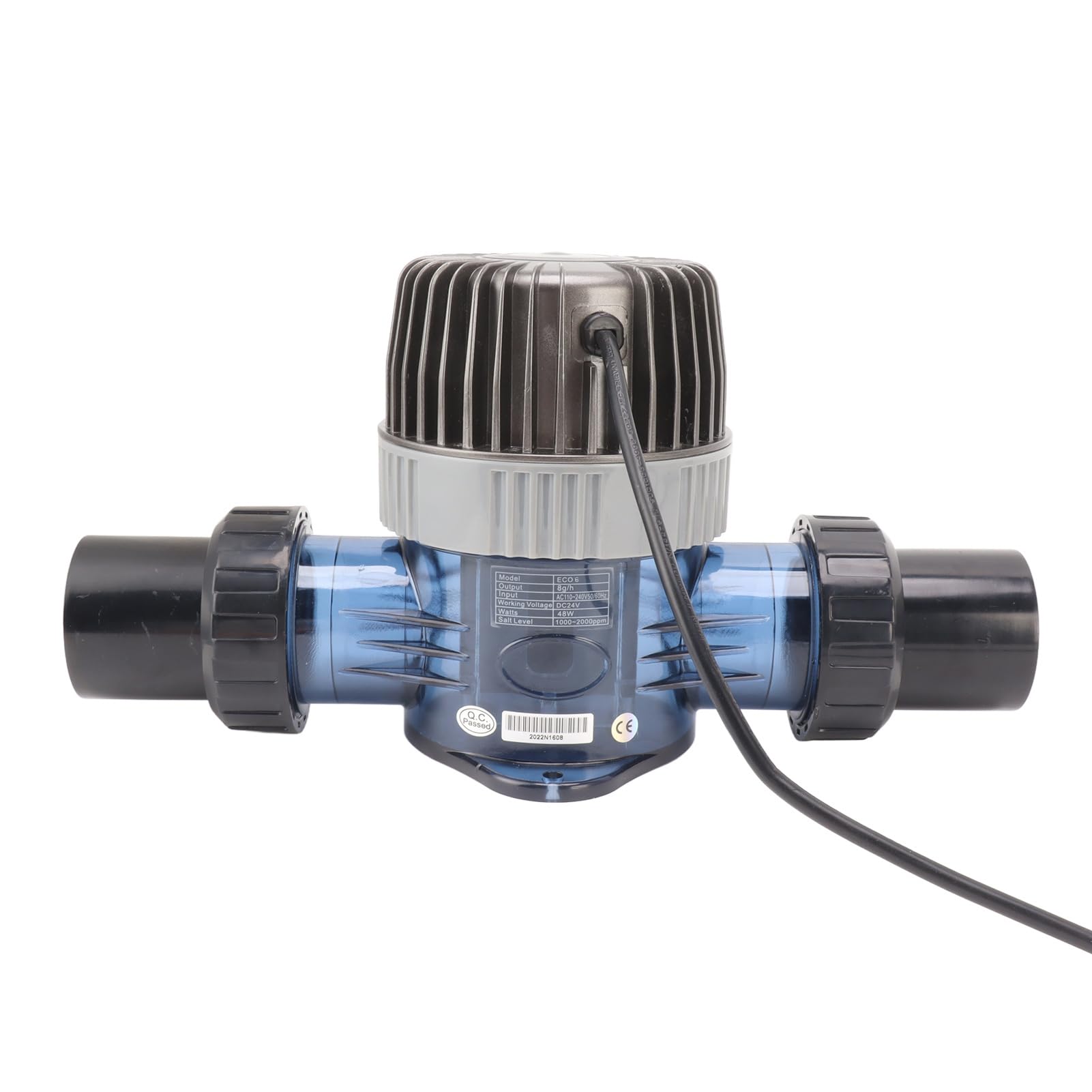 Chlorator Soli AC110-240V ECO2 z Cyklicznymi Elektrodami Samoelektrodowymi, funkcją Pamięci i sygnalizacją Usterek do Basenów 20 000 Galonów – Generator Soli do Basenów Budynków (ECO6)