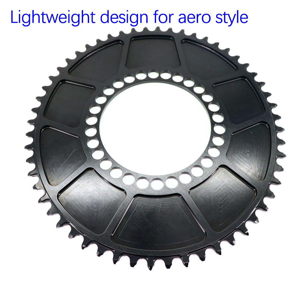 Platos para Bicicletas Plato Ovalado 110 BCD Tooth Road Bike Chainwheel 110BCD Unisex