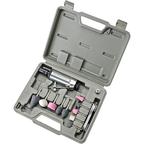 Ingersoll Rand 307BK Air Die Grinder Stone Kit, 28,000 RPM, 0.25 HP, 1/4" Collet, Front Exhaust
