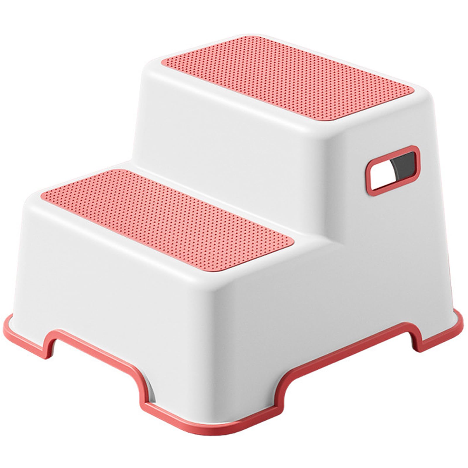 Beauenty Step Stool for Kids, 2 Step Potty Training Step Stool, Nti-Slip Sturdy Step Ladder, Use In the Kitchen, Bedroom and Living Room(Pink)