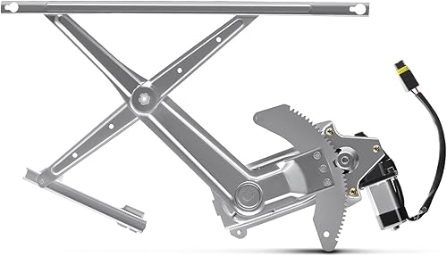 Miniatura 9 de YHTAUTO Elevalunas eléctrico delantero del lado del conductor con conjunto de motor de 2 pines compatible con Dodge Ram 1500 1994-2001, Ram 25003500