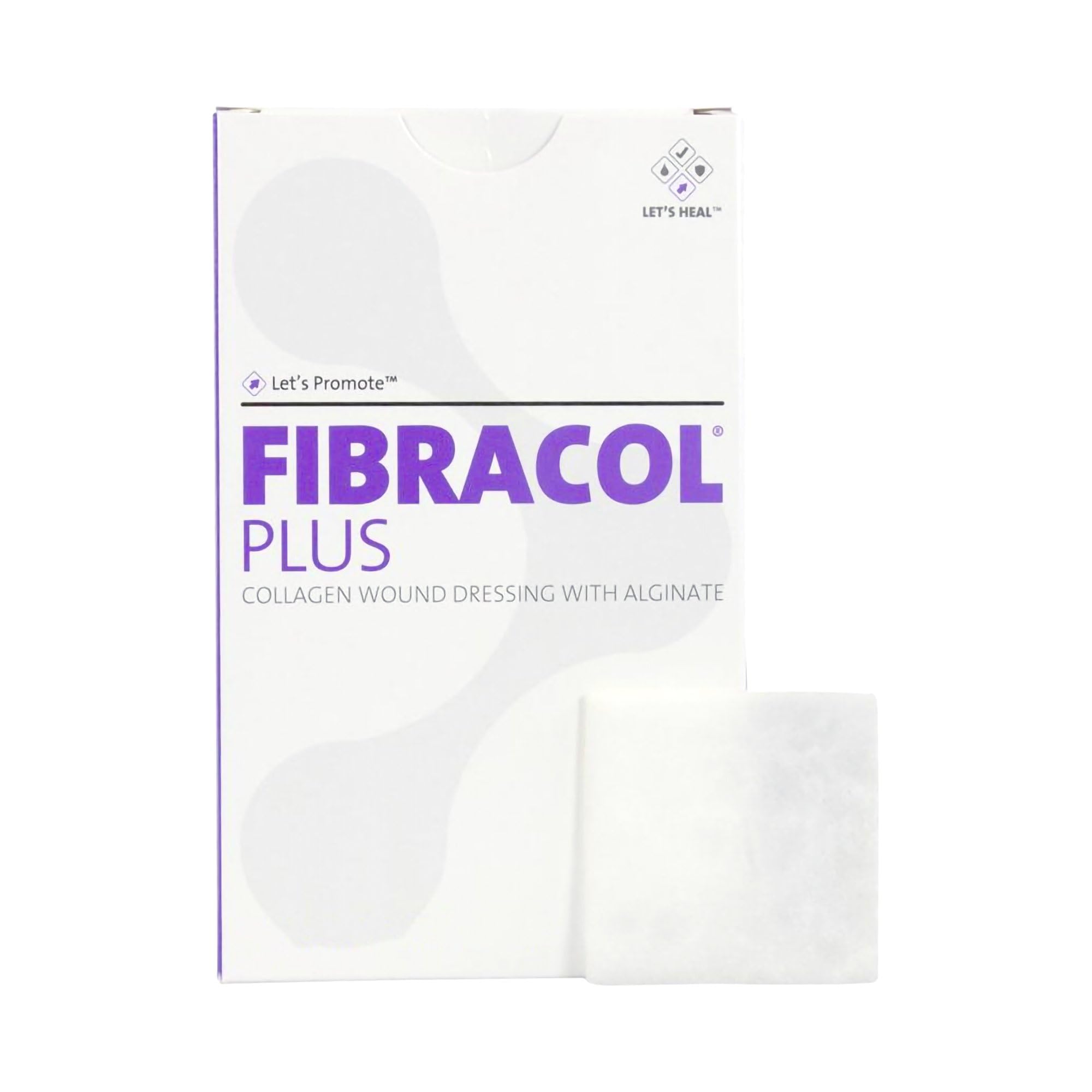 532982 - FIBRACOL Plus Collagen Wound Dressing 4 x 4-3/8, Large (12 Pack)