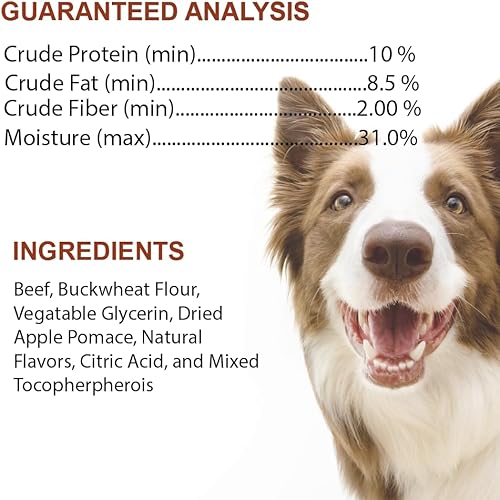 Miniatura 6 de Lil' Bitz Golosinas de entrenamiento para perros y gatos (1 paquete, todos los tamaños de perros - Carne ahumada de nogal)