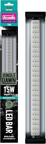 Jungle Dawn Barra de luz LED de terrario de 15 W 11.5 pulgadas