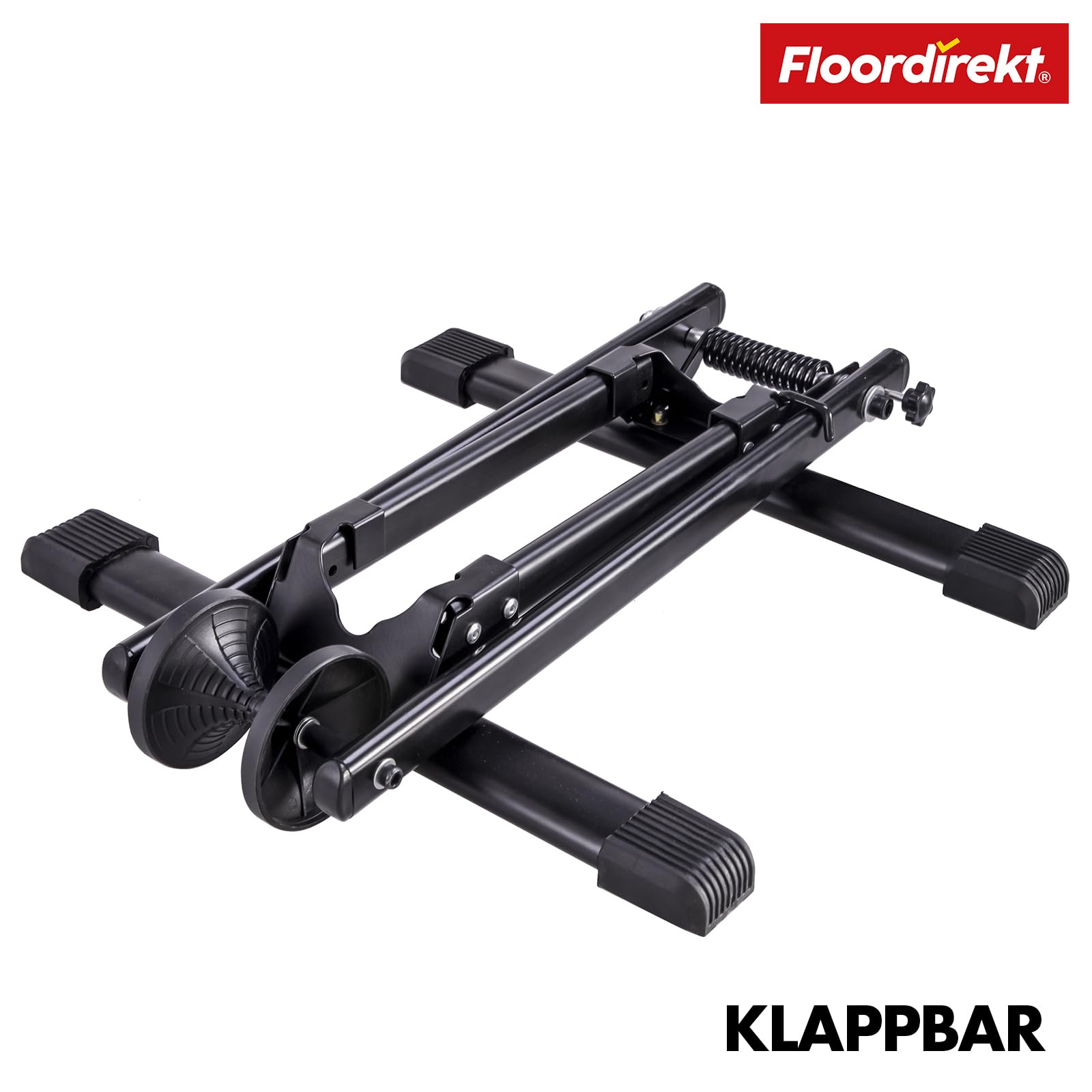 Floordirekt Fahrradständer, 24-29 Zoll Boden Fahrradständer, Fahrradhalter für Mountainbike, Ebike, Trekkingrad, Cityrad, Pendlerfahrräder (Finn)