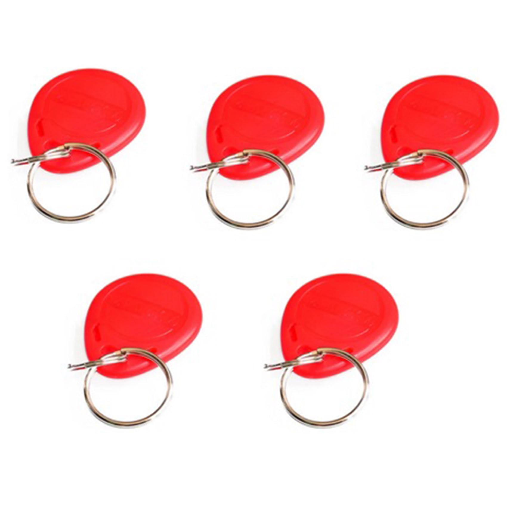 Littimoon 5Pcs EM4100 Read Only EM4100 125Khz Card Proximity Token Keyfobs